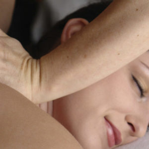 Receiving Relaxation Massage in Asheville